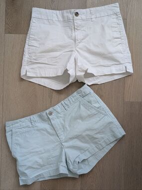 Gap & Old Navy - Pair Of White & Light Bermuda Shorts